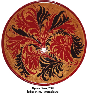 Панно в стиле "Хохлома" №2    2 дня