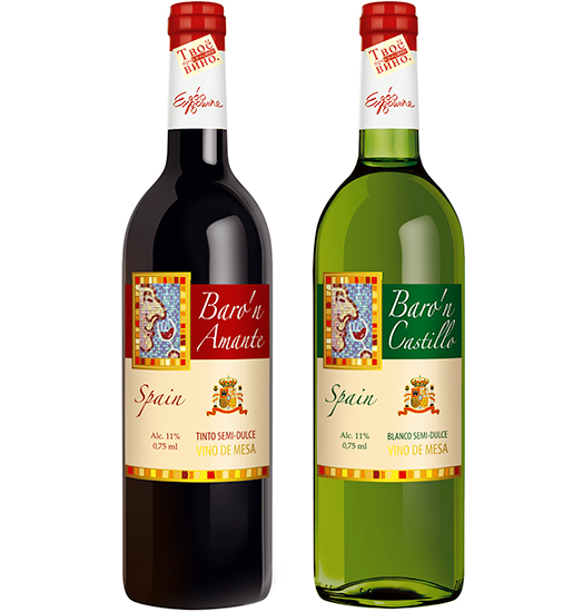 Этикетка Baron