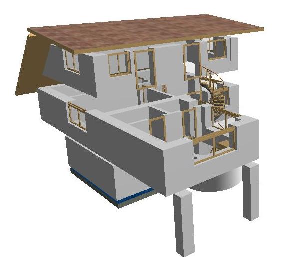 Дом Дача К крыша 13