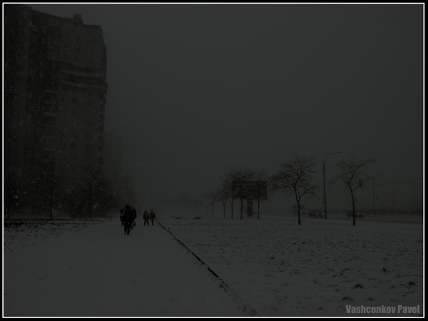 зима от весны бежит