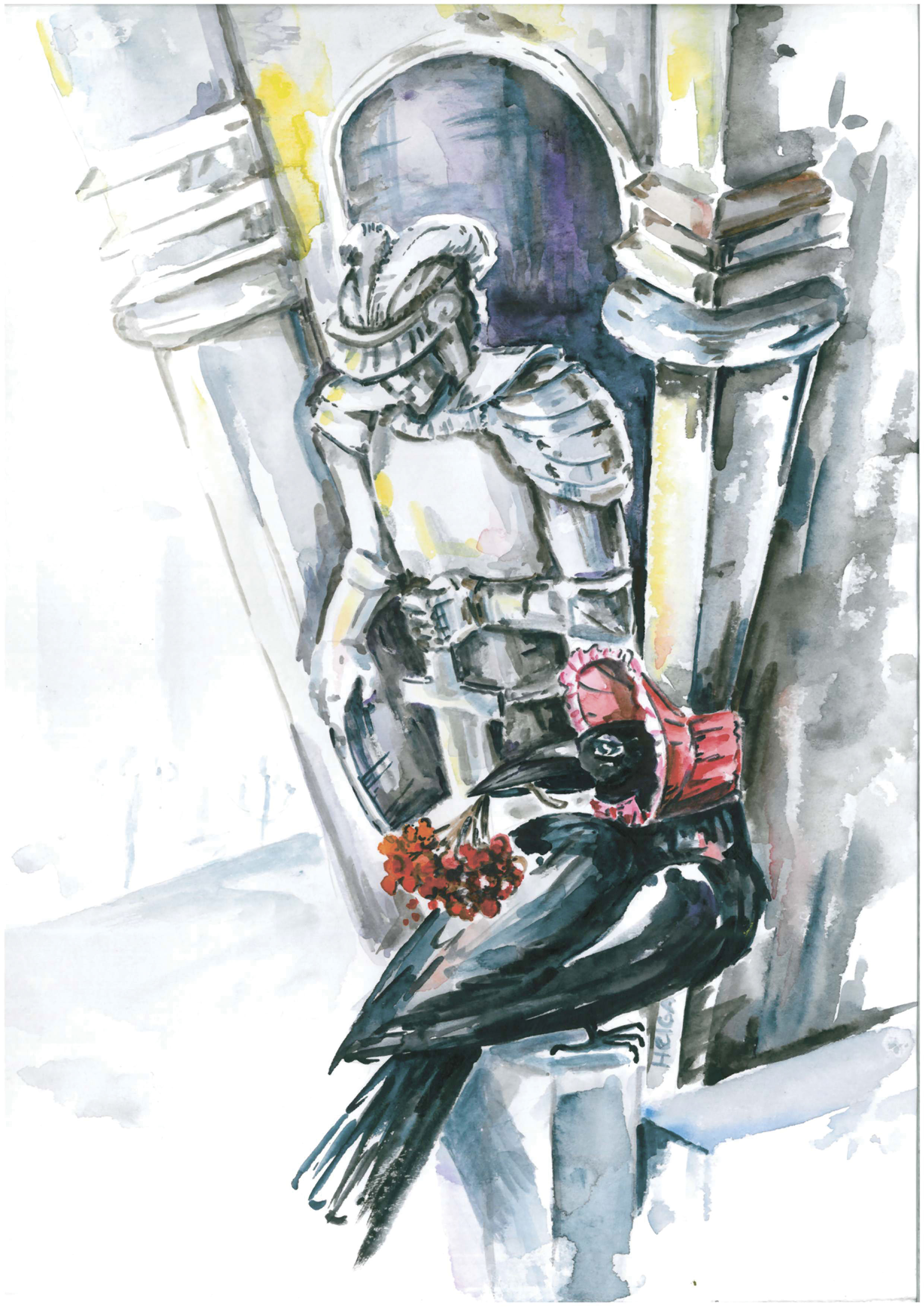 Ворона для "Летние приключения Сони и Лизы" Е. Манжуло