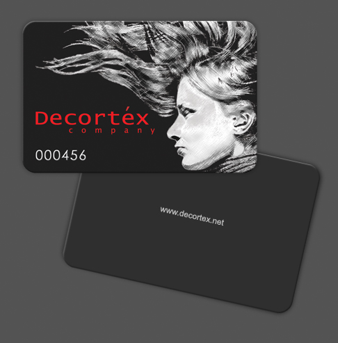 Пластиковая карта Decortex