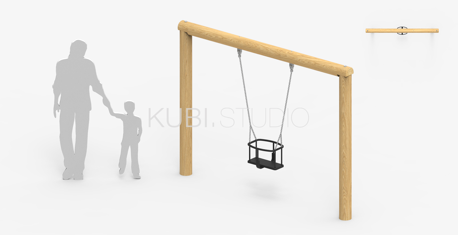 Качель с подвесом для малышей