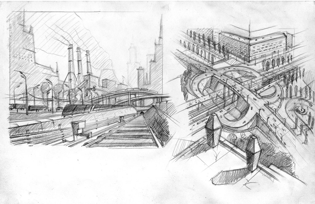 Эскизы города