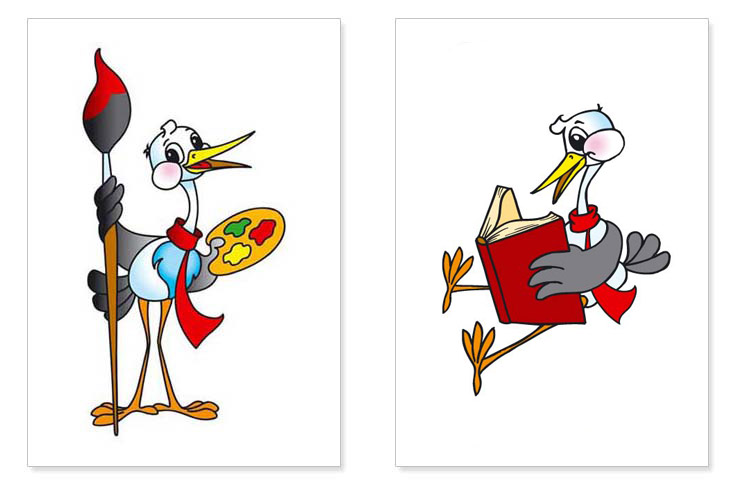 персонажи для издательства