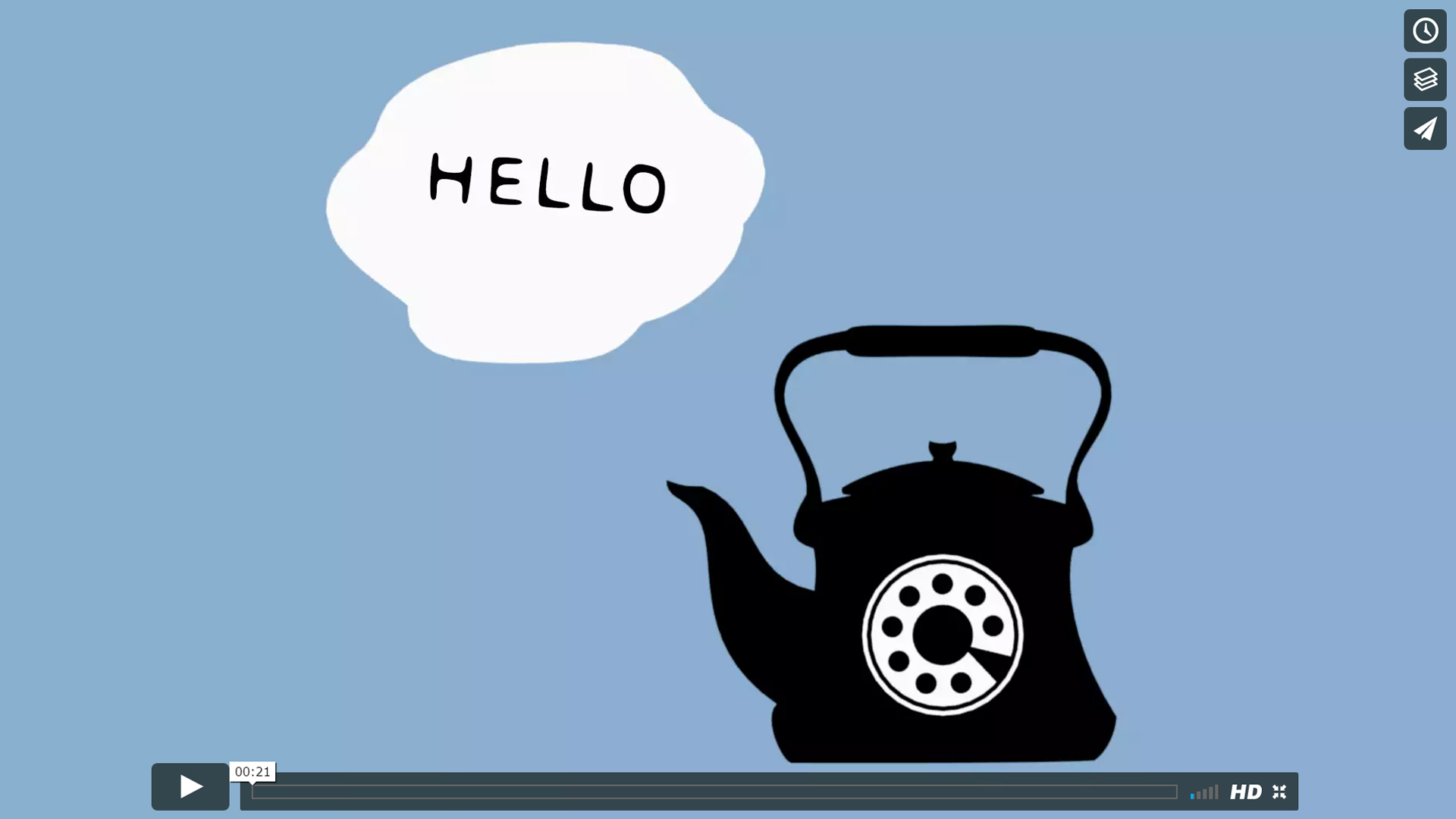  Элементы моушн дизайна "Telepot"