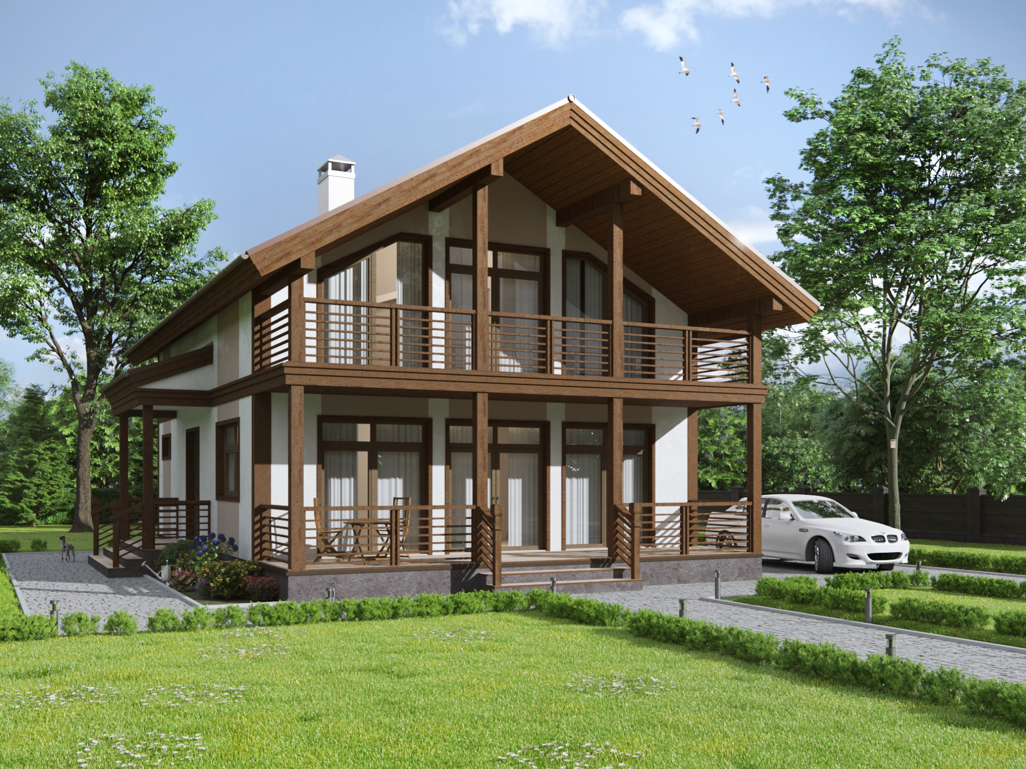 Визуализация экстерьера