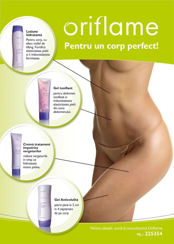 "ORIFLAME" - рекламный макет