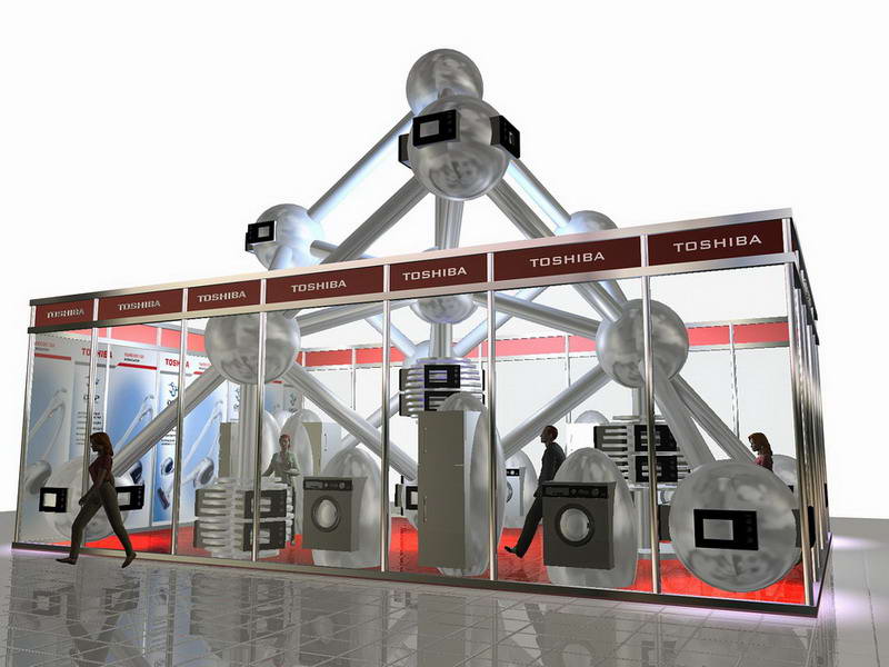 павильон Toshiba на Горбушку