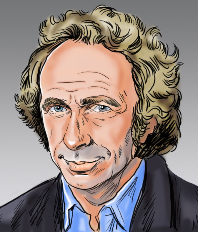 скетч шарж на Пьера Ришара 