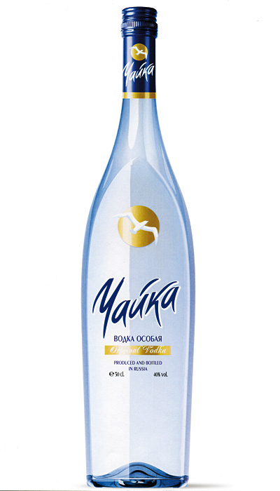 Водка "Чайка". Один из концептов.