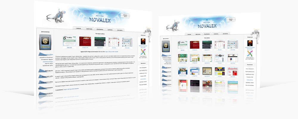 Мастерская по созданию сайтов "Novalex"