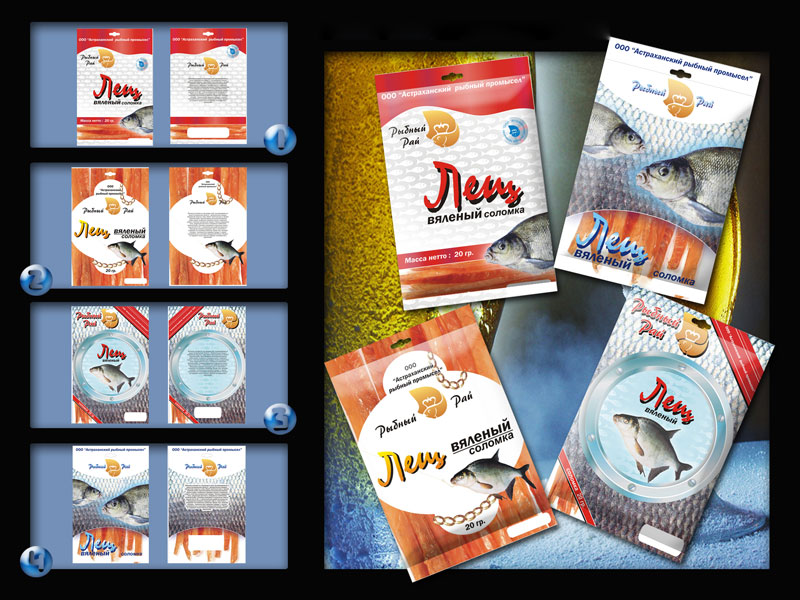 Упаковка "Лещ вяленый"