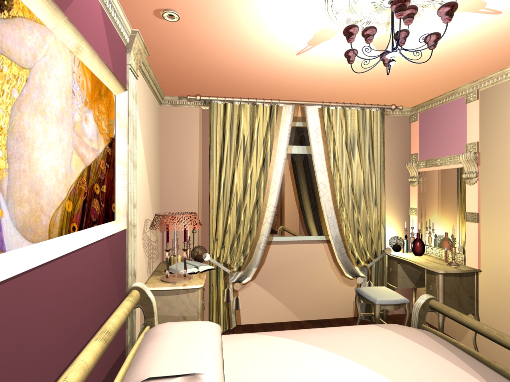 Эскиз спальни