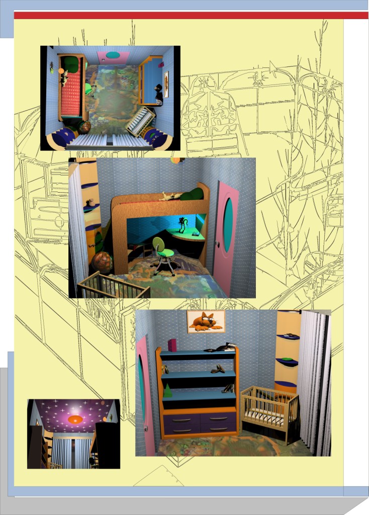 Визуализация детской комнаты