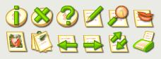 Иконки для программы "Записки кулинара"