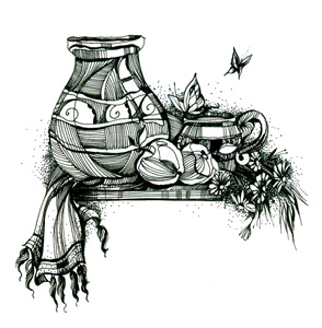 Иллюстрации к книгам "Красный квадрат" и "Арабески&quot