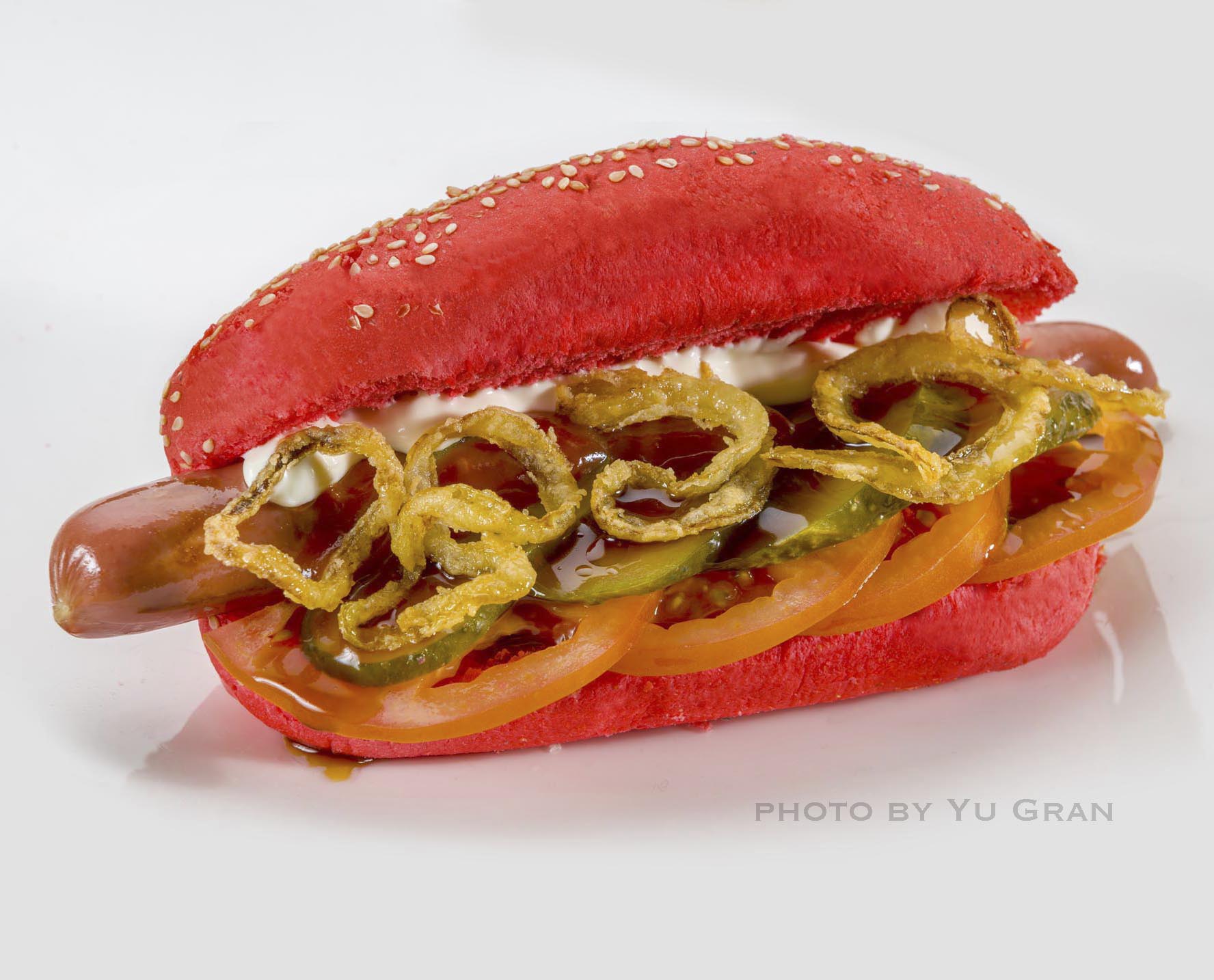 Красный бургер