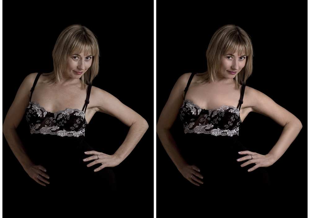 просто ретушь.