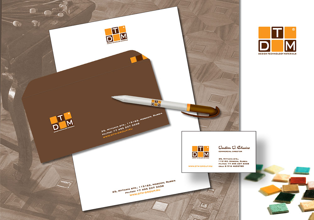 фирменный стиль студии "DTM"