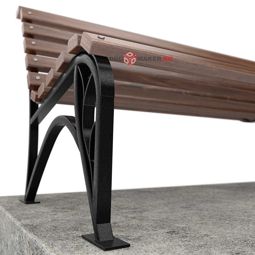 Скамья уличная 6