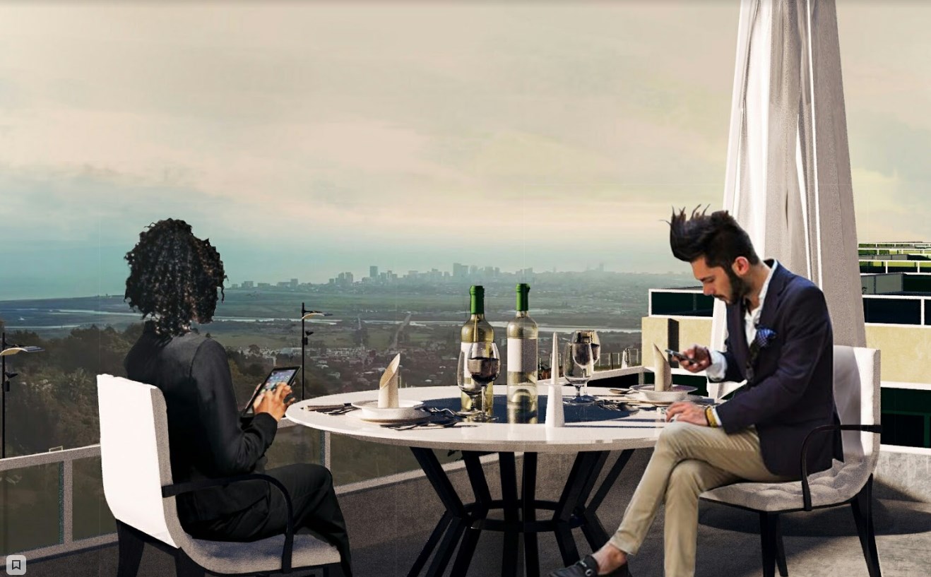 Экстерьер гостинично-жилого комплекса 