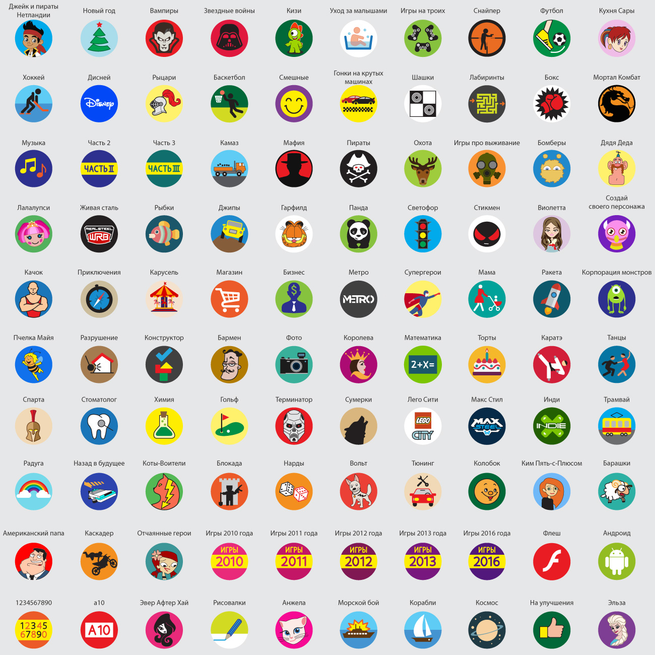 Создание графических изображений (иконок) для onlineguru.ru, 2016 г.