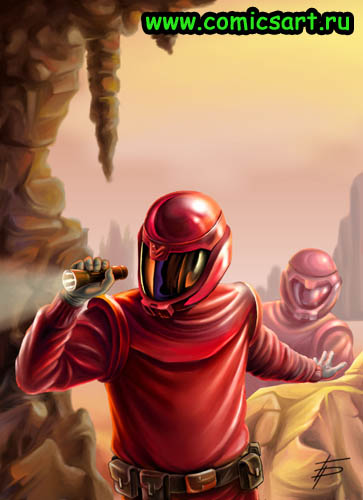 Оформление обложки видеоигры "Твой марс"