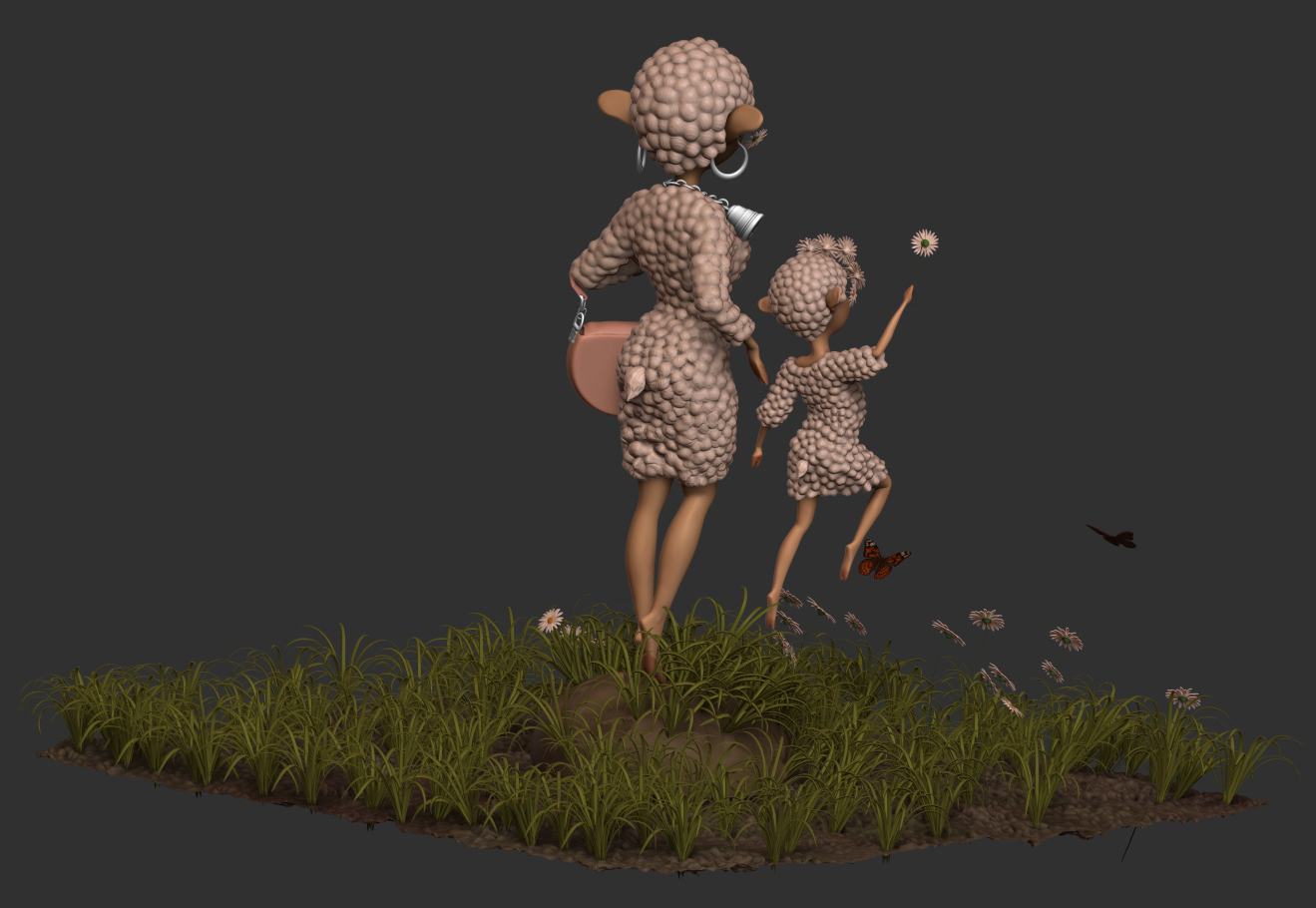 моделирование персонажей "Год овцы"_7