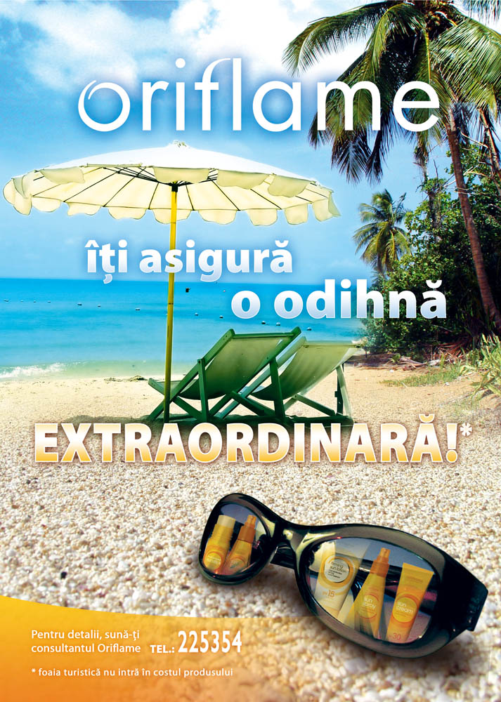 "ORIFLAME" - рекламный макет