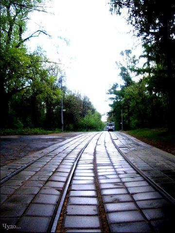 мой уходящий трамвай.