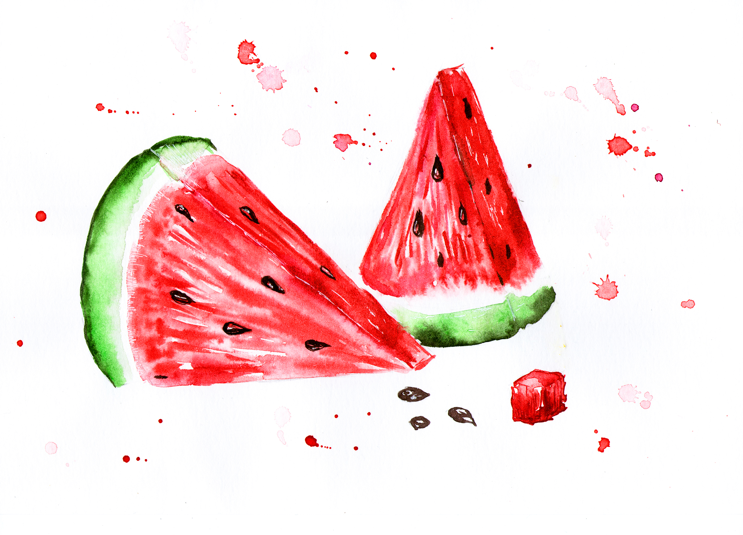 Иллюстрация акварелью