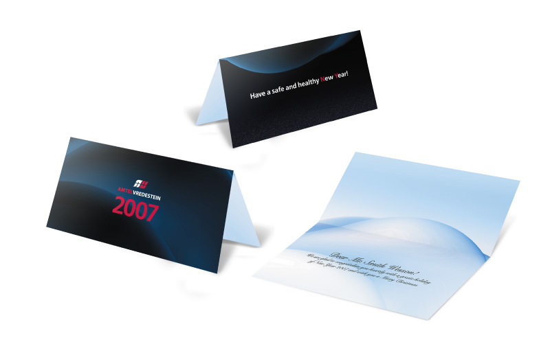 Новогодняя открытка Amtel-Vredestein