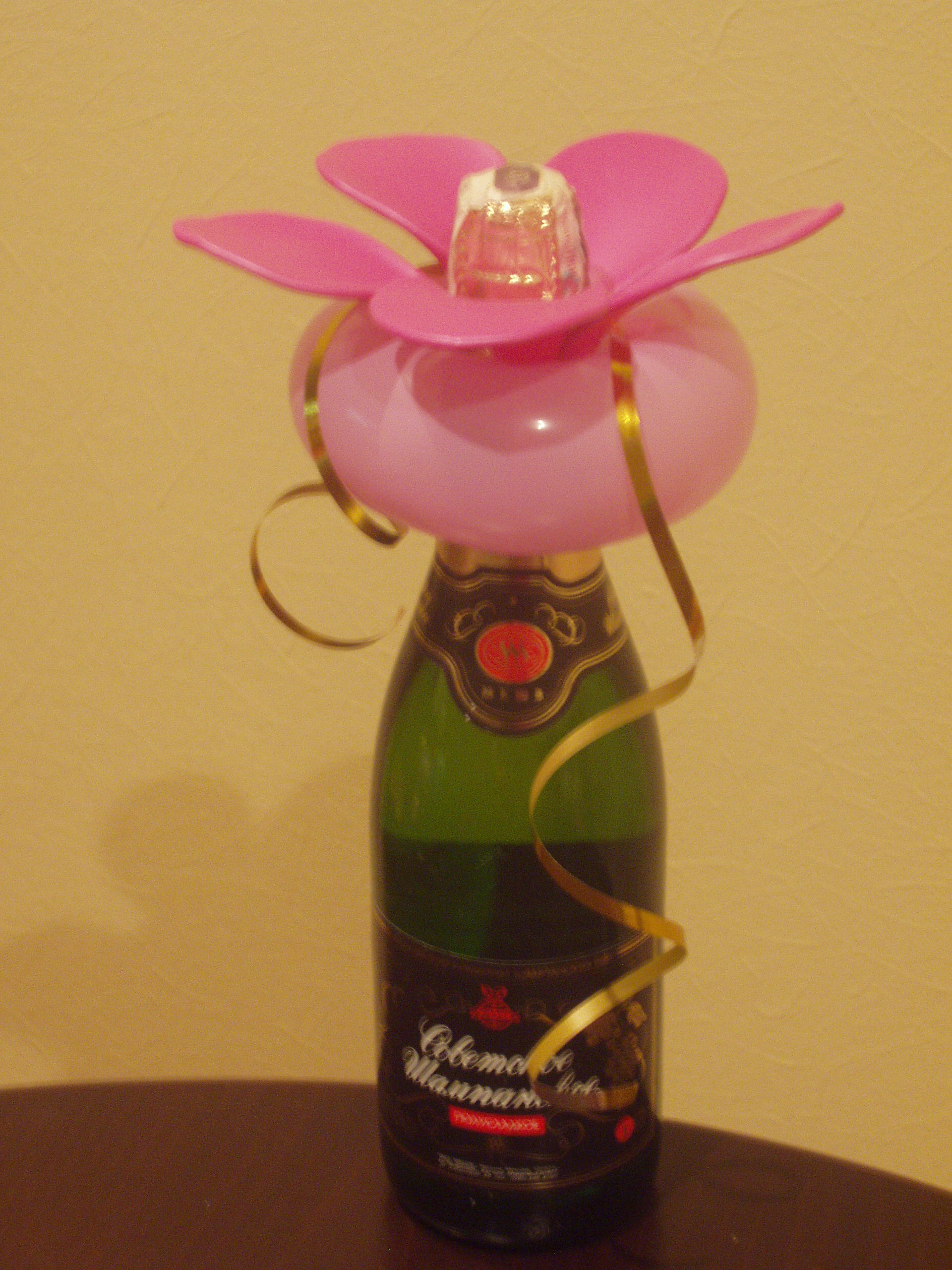 оформление бутылки