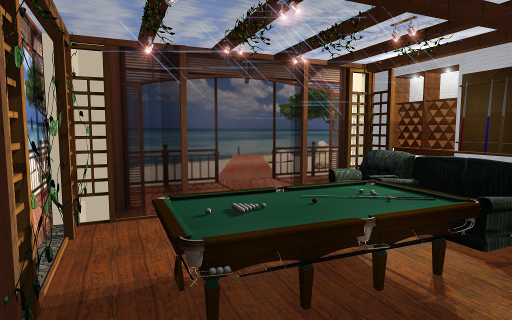 Бильярдная в частном доме