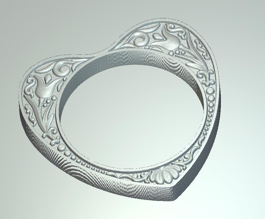 Кольцо сердце