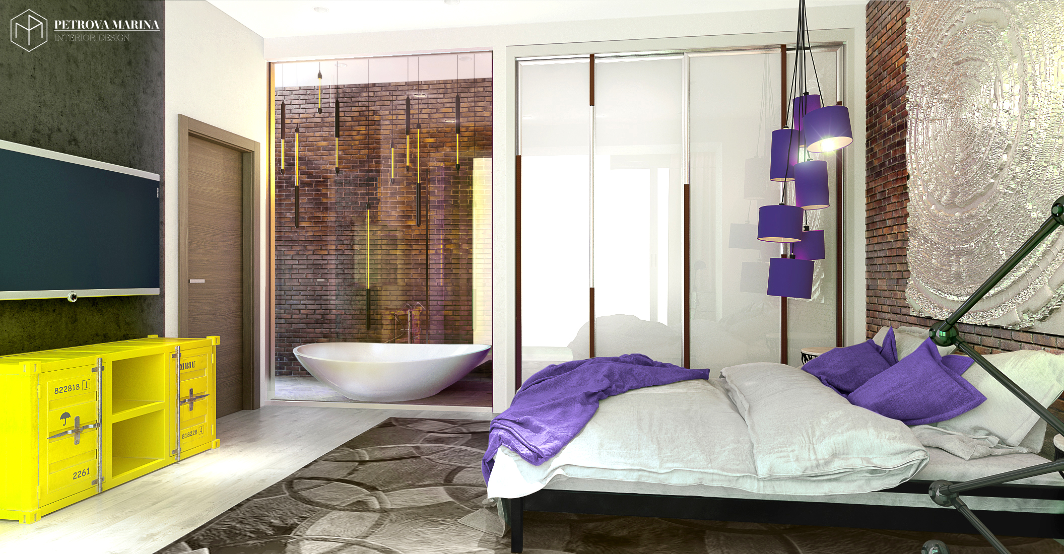 Интерьер квартиры в стиле лофт