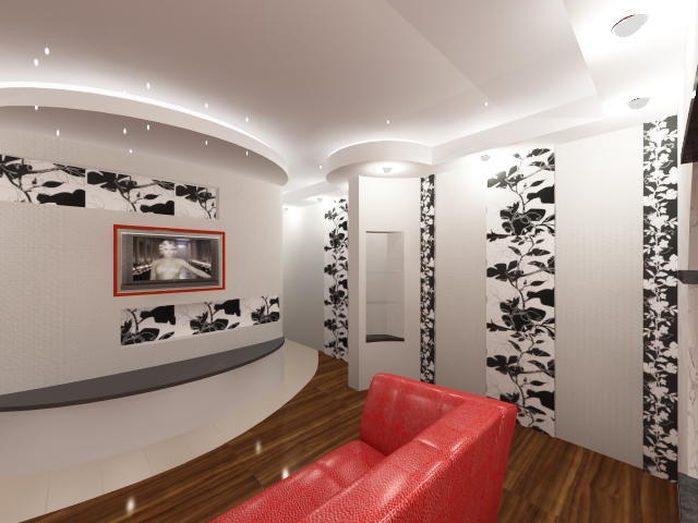 черно-белая гостиная2