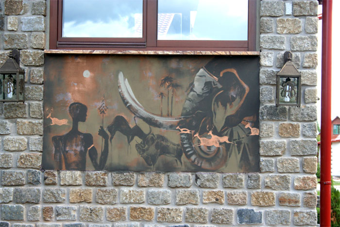 художественная роспись фасада