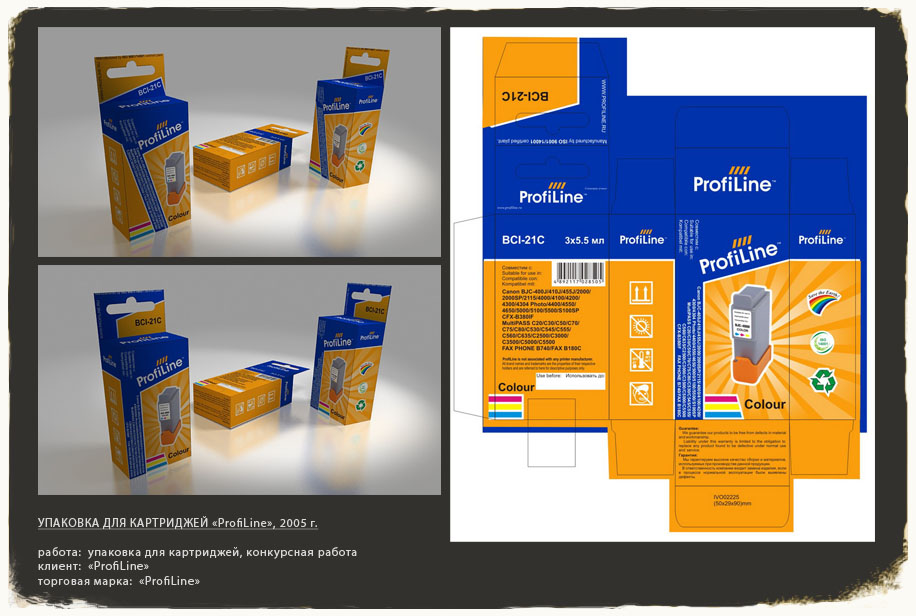 Упаковка для картриджей