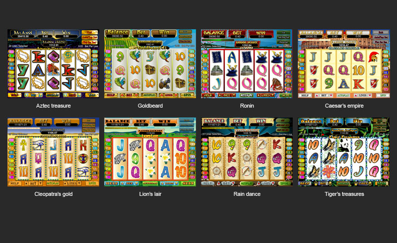 8 слотов для Casino euro