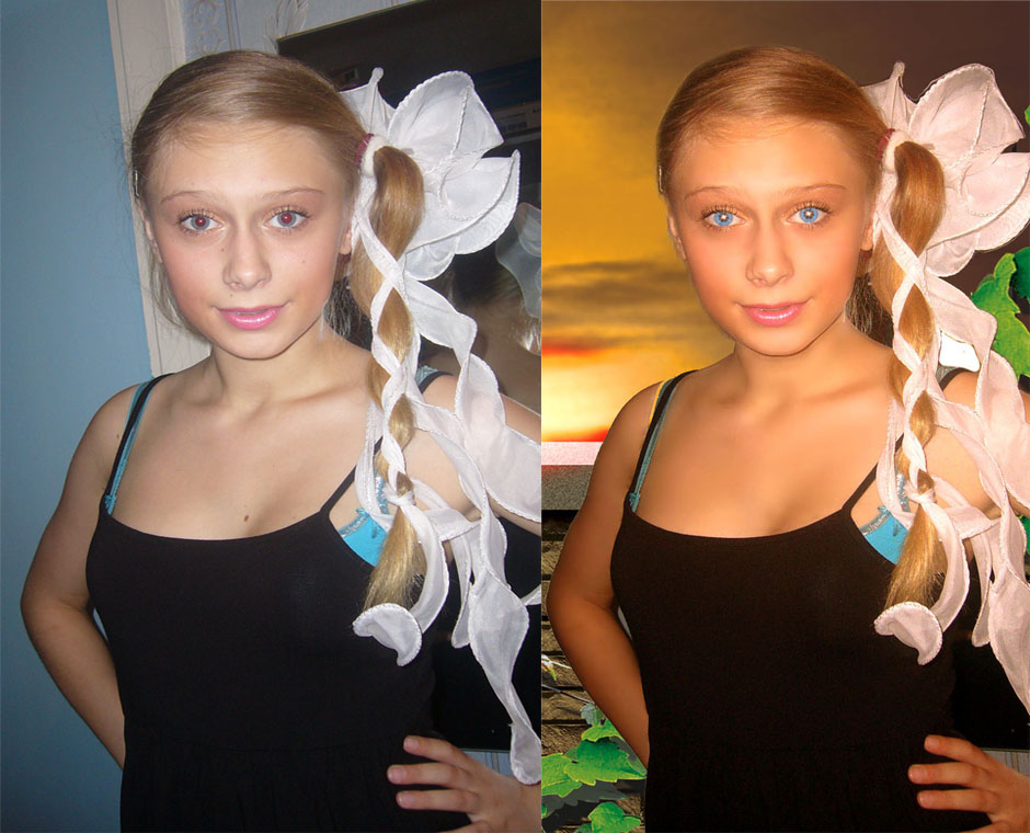 до и после..