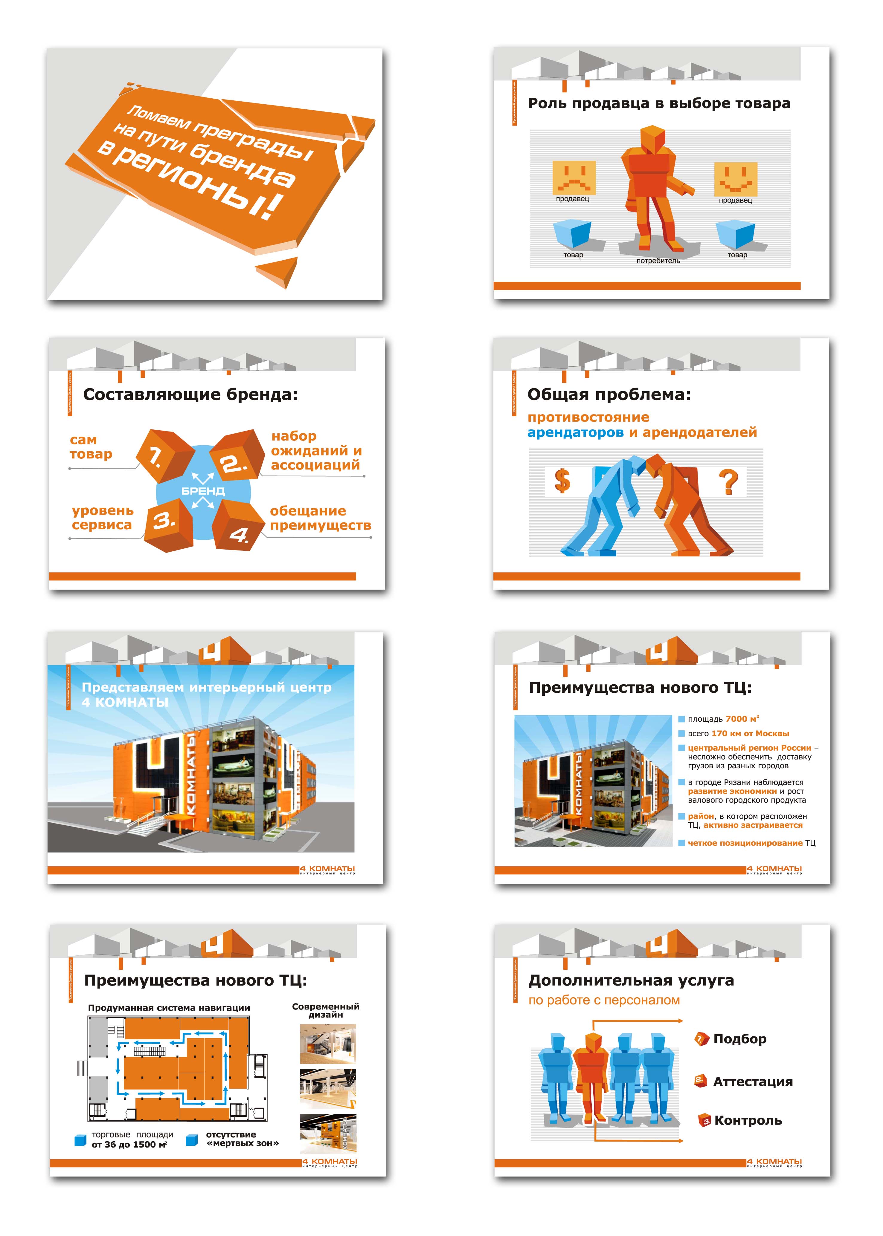 Презентация торгового центра «4 комнаты»