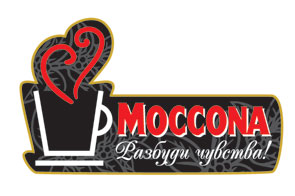 Логотип к акции кофе "Moccona" для компании Promo-Plus