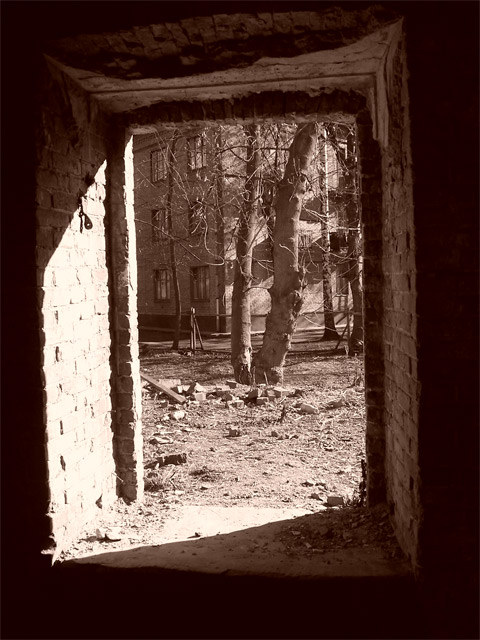 "Слепцы" Из серии "Окна"