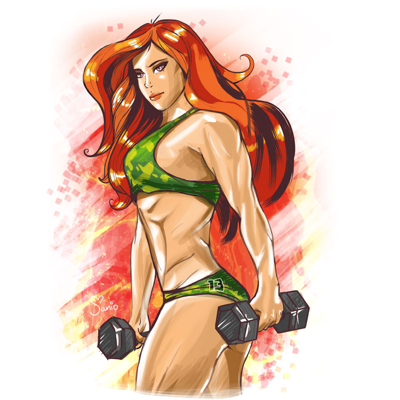 Спортивная девушка