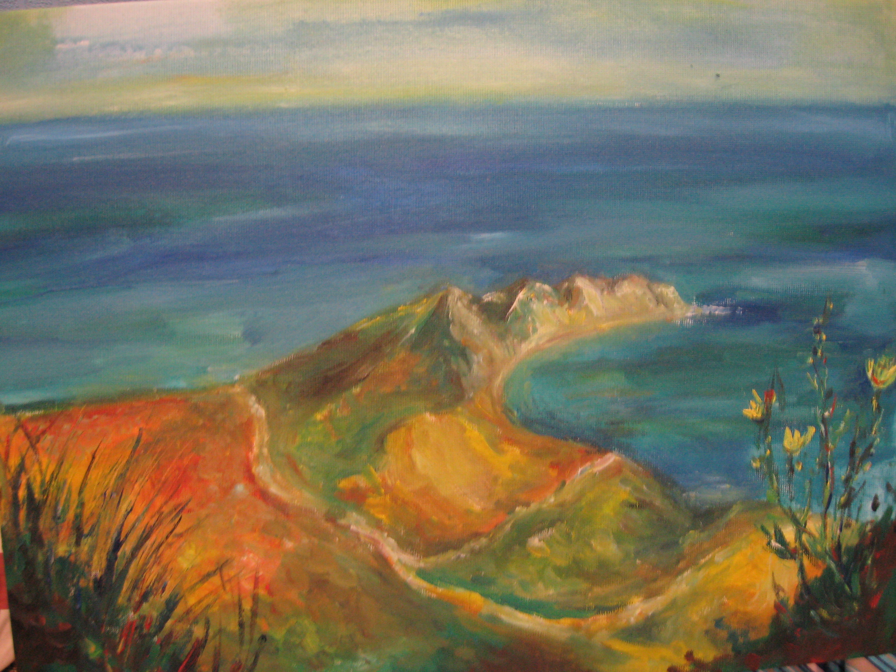 вид с могилы Волошина. Коктебель