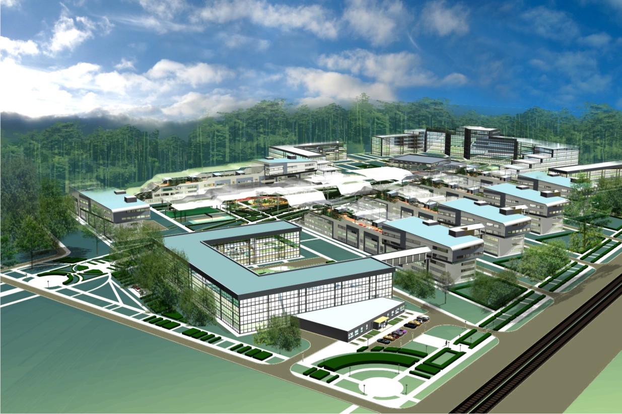 Экспериментальный жилой комплекс с применением тентовых конструкций