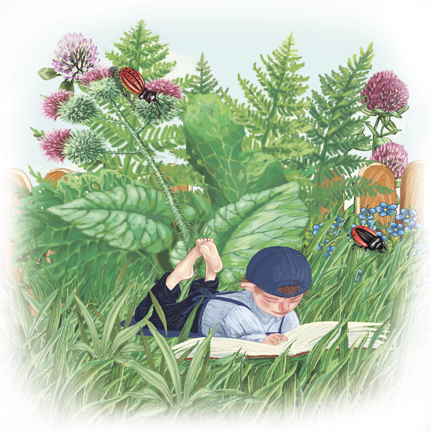 Лентяйкин любит лениться.