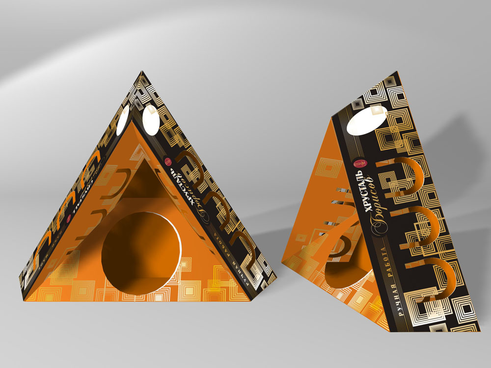 Упаковка для "Борисовского хрустального завода"